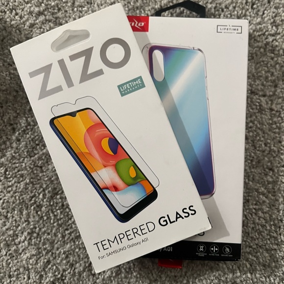 Samsung galaxy A01 case and screen protector bundle! - Picture 1 of 1